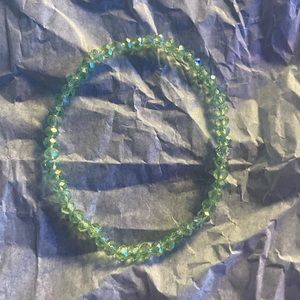 Handcrafted Green Beaded Bracelet